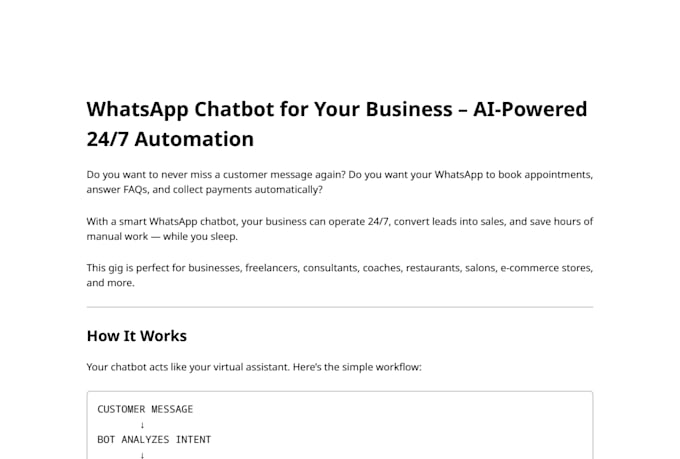 build ai whatsapp chatbot for medical clinics hospitals and healthcare